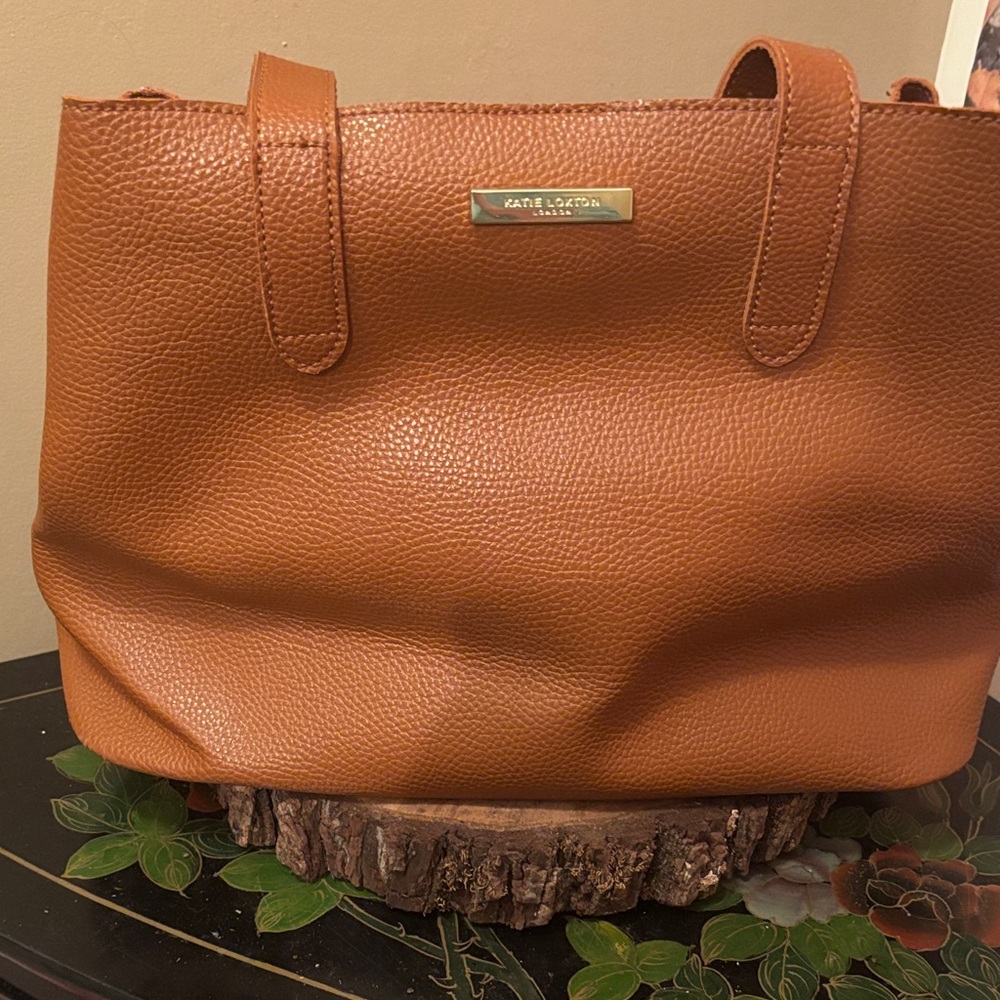 Katie Loxton London Tan Textured Tote